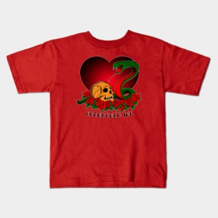 Snake & Skull Tattoo Kids T-Shirt